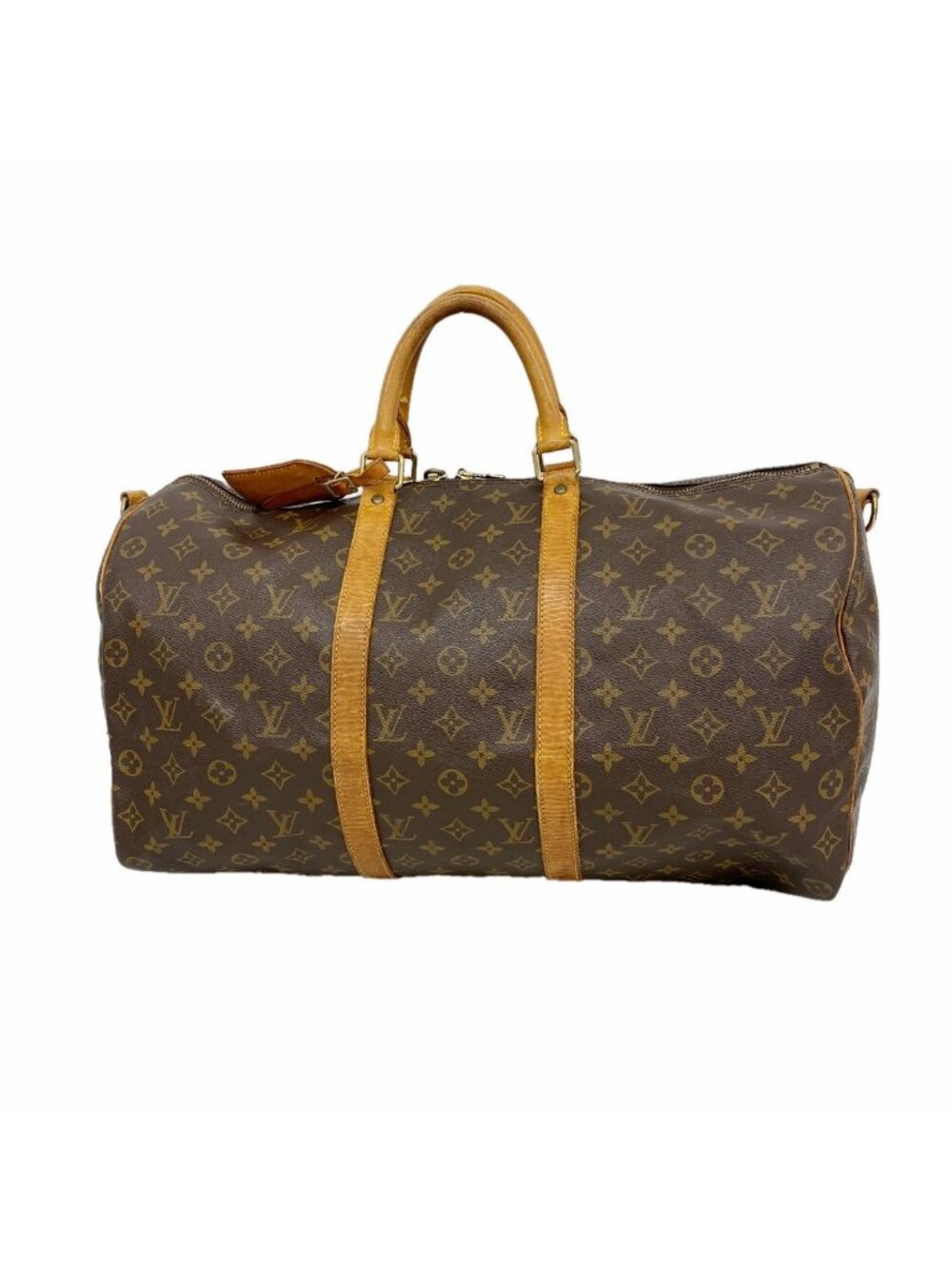 Louis Vuitton Boston Bag Monogram Keepall 50 Brown
